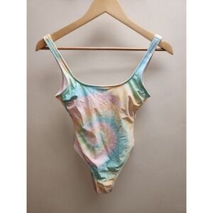 Stoney‎ Clover Lane Target Pastel Tie Dye One Piece Swimsuit XS Scoop Back